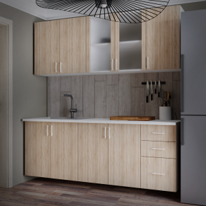 Set Mobila Moderna Bucatarie Lana 200 cm Sonoma