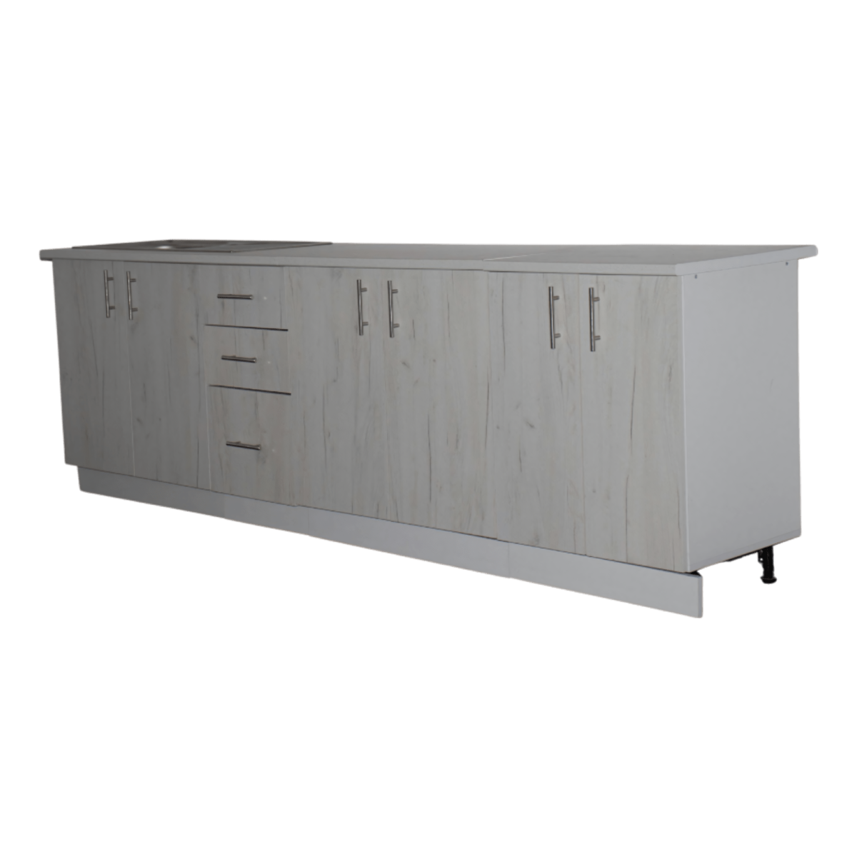 Corp baza bucatarie Stejar alb 260 cm