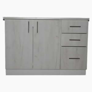 Corp baza bucatarie 120 cm stejar alb