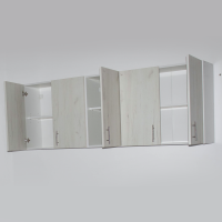 Corp superior bucatarie Stejar alb 260 cm