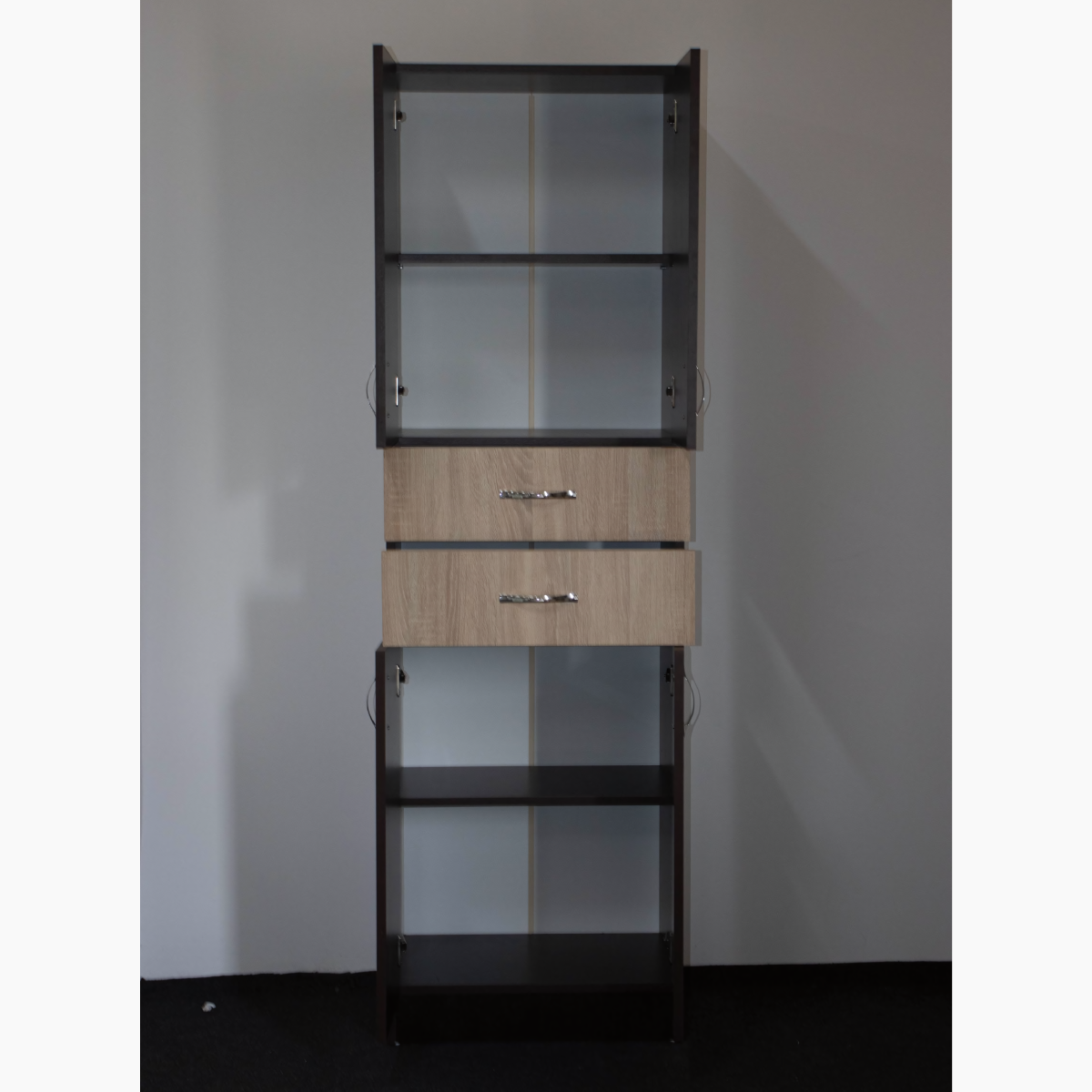 Corp Inferior Bucatarie Alb cu Blat 80 cm
