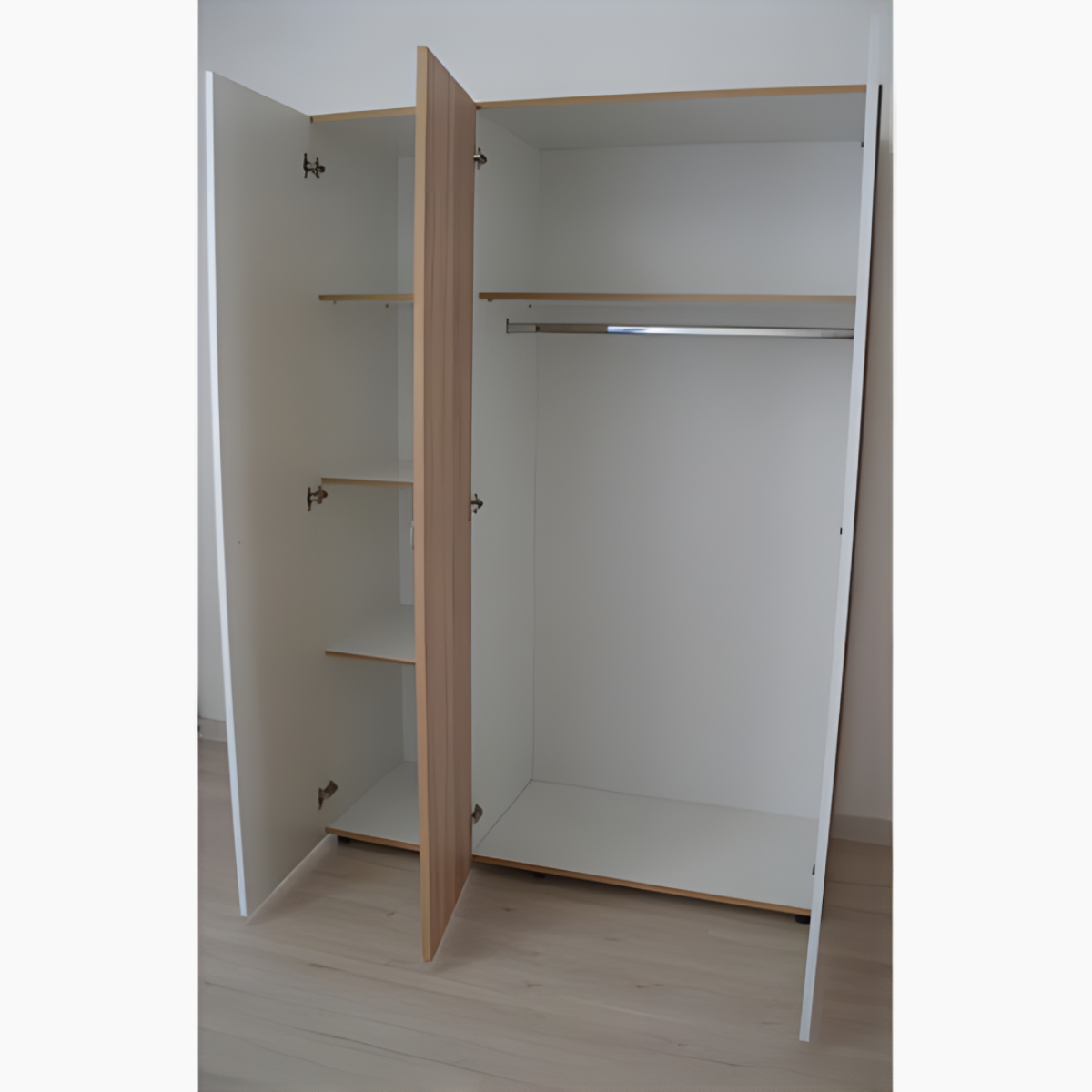 Dulap tip sifonier Toto Alb cu Sonoma 135 cm