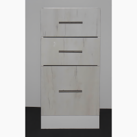 Dulap Inferior Bucătărie cu Sertare Stejar Alb