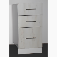 Dulap Inferior Bucătărie cu Sertare Stejar Alb