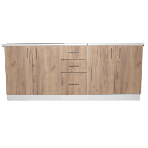 Corp baza stejar auriu cu blat 200 cm