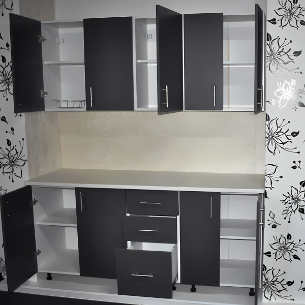 Mobila Bucatarie Lana antracit 180 cm