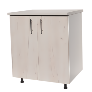 Corp Inferior Bucatarie Stejar Alb 70 cm cu blat