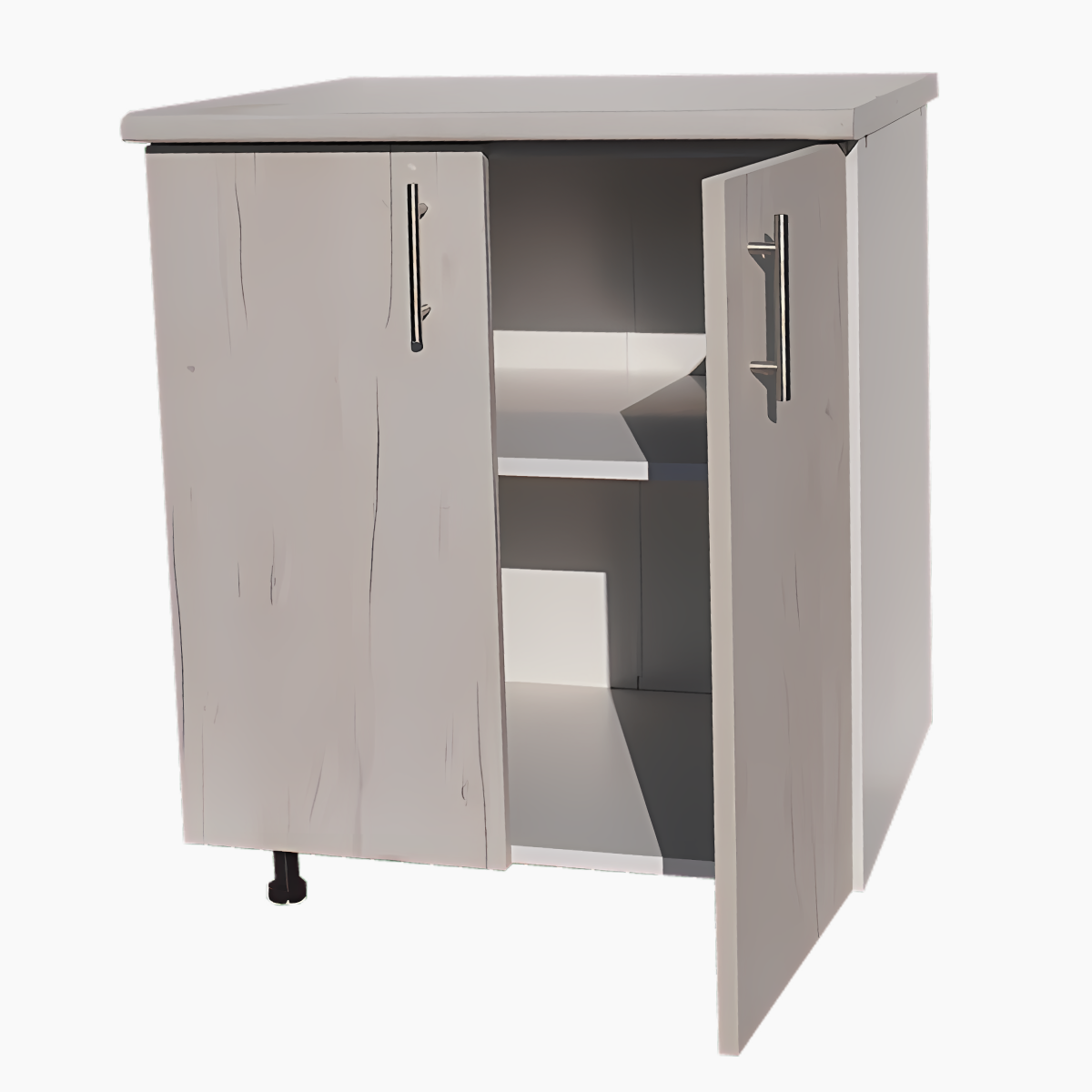 Corp Inferior Baza Bucatarie Stejar Alb 70 cm