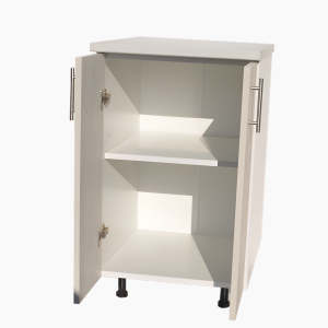 Corp inferior bucatarie stejar alb 50 cm cu blat