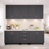 Mobila bucatarie Lana PAL antracit 180 cm