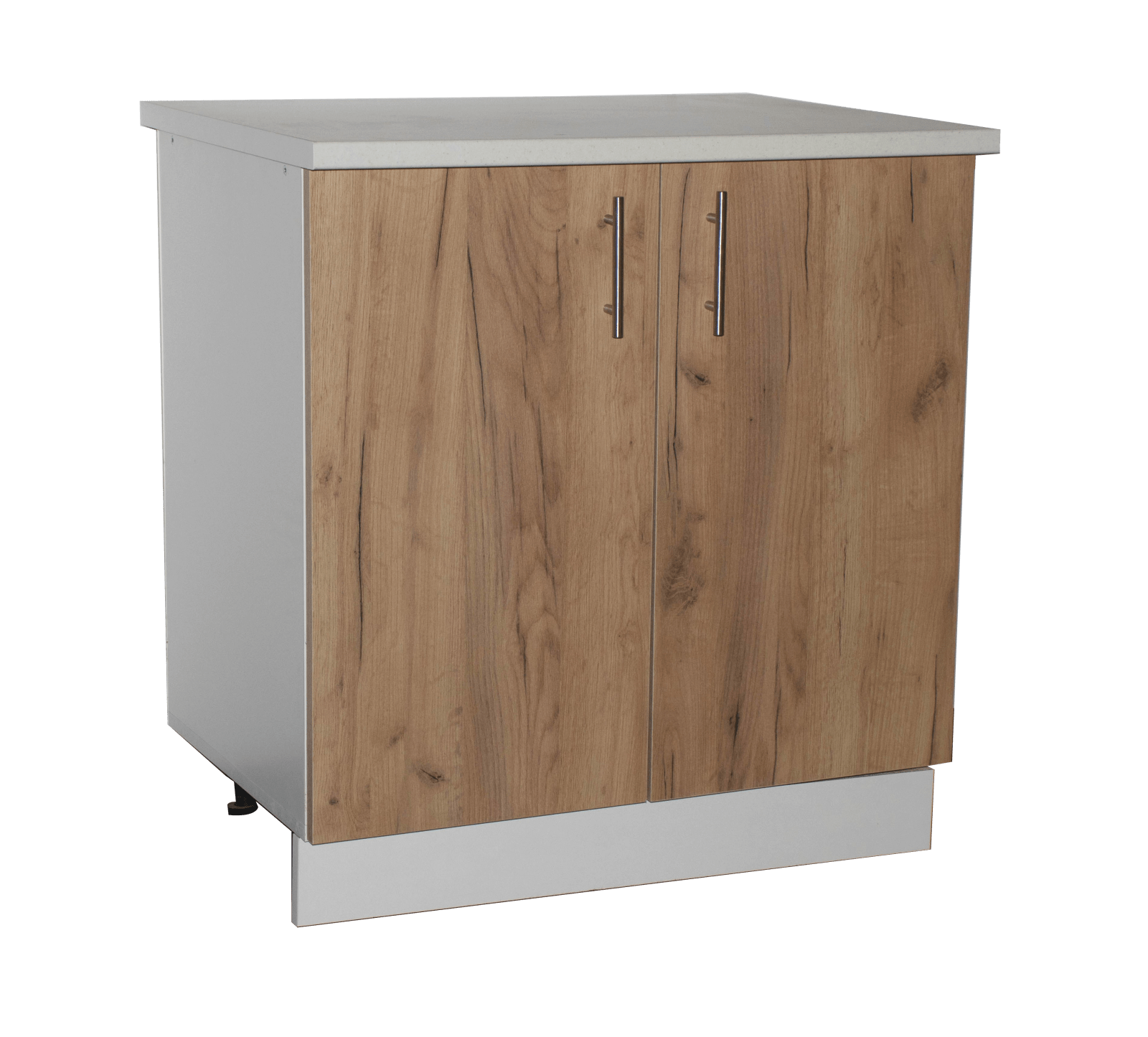 Corp inferior stejar auriu cu blat bucatarie 90 cm