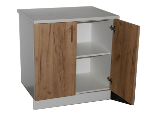 Corp inferior bucatarie Stejar auriu 900 cm cu blat termorezistent