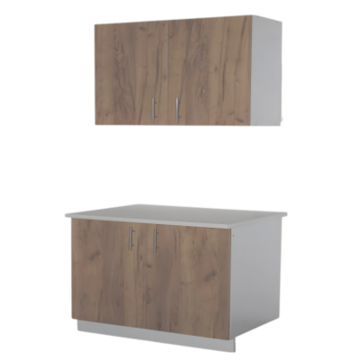 Set Bucatarie Lana stejar auriu si blat 80 cm