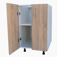 Corp Bază Bucătărie Alb 50 cm cu Blat