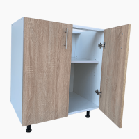 Corp Bază Bucătărie Alb 50 cm cu Blat