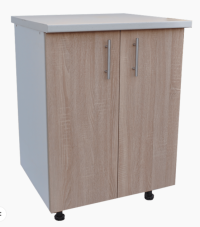 Corp Inferior Baza Bucatarie Sonoma cu Blat 80 cm