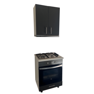 Set corpuri plita cuptor si hota Antracit cu blat