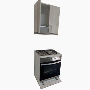 Set corpuri plita cuptor si hota Stejar Alb