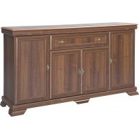 Comoda KK4 Kora, 4 Usi si 1 Sertar, Nuc