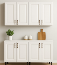 Mobilă Bucătărie MDF Alb 150 cm