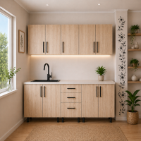 Bucatarie Lana stejar sonoma 200 cm cu blat