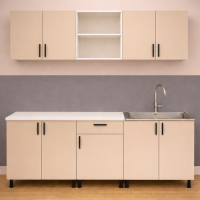 Mobila bucatarie Mia 180 cm PAL casmir