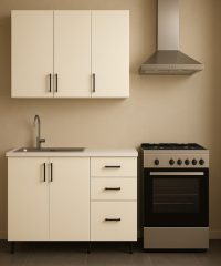 Mobilă Bucătărie MDF Cream P102 120 cm
