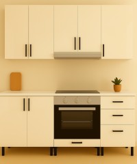 Mobilă Bucatarie MDF  Cream P102 180 cm