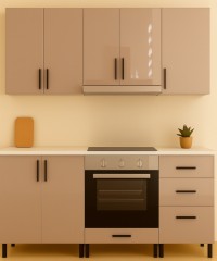Mobilă Bucatarie MDF Capucino EVO P103 180 cm