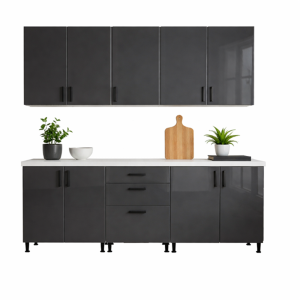 BUCATARIE 2M gri antracit