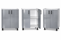 Corp bucatarie 2 usi 60 cm mdf-GRI-fara-blat