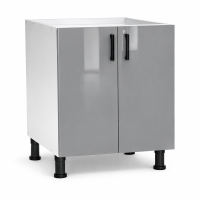 Corp bucatarie 2 usi 60 cm mdf-GRI-fara-blat