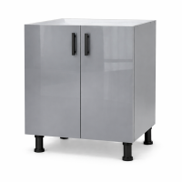 Corp bucatarie 2 usi 60 cm mdf-GRI-fara-blat