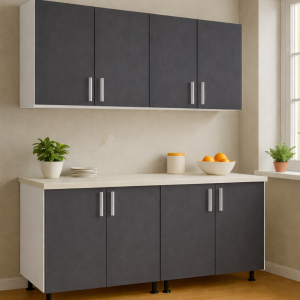 Mobilă Bucătărie gri antracit 150 cm