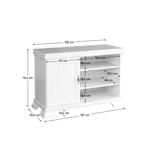 comoda kora krt alb dim