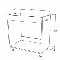 masca chiuveta fara usi