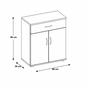 comoda 1s+2u schita dim
