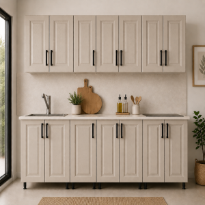 Bucatarie Lana MDF ifoliat Kasmir cu blat 240 cm